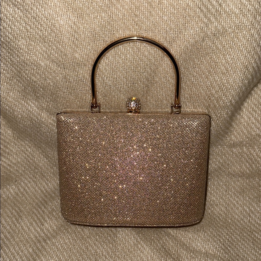 Elegant Gold Evening Bag